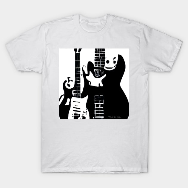 Guitar 9 T-Shirt by davidbstudios